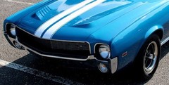 Race AMC Javelin Classic Muscle Car Hot Rod 1968 Vintage Metal Promo 1 18 1969