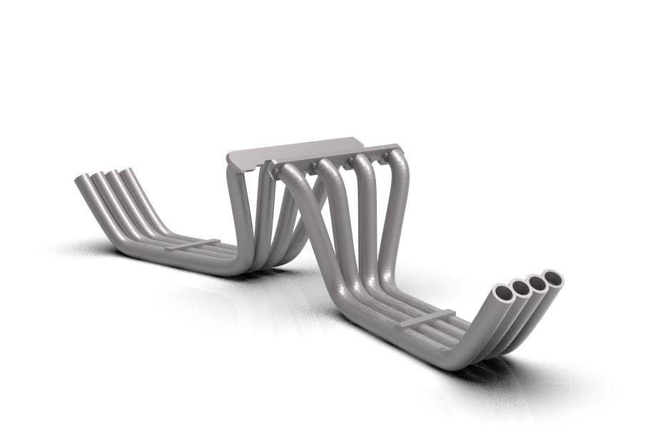 1:25 3d printed Big Block Vintage Funny Car Headers