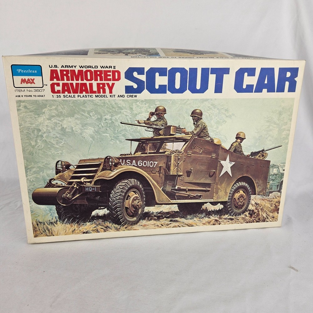 Peerless Armored Cavalry Scout Car 1/35 Scale Plastic Model Kit