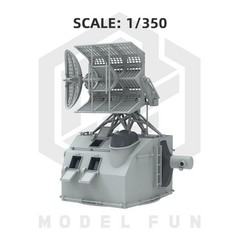 1/200/350/700 US Navy MK37+MK12/22 Fire Control Radar Missouri Late Edition 4pcs