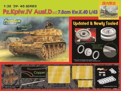 Dragon 1/35 6330+6538 Pz.Kpfw. IV Ausf. D mit 7.5cm Kw.K.40 L/43 Premium Bonus