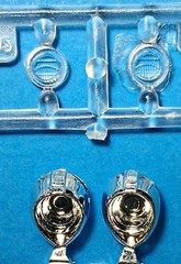 40 FORD SEDAN DELIVERY – HEADLIGHTS – AMT T769 – MODEL CAR KIT PARTS LOT