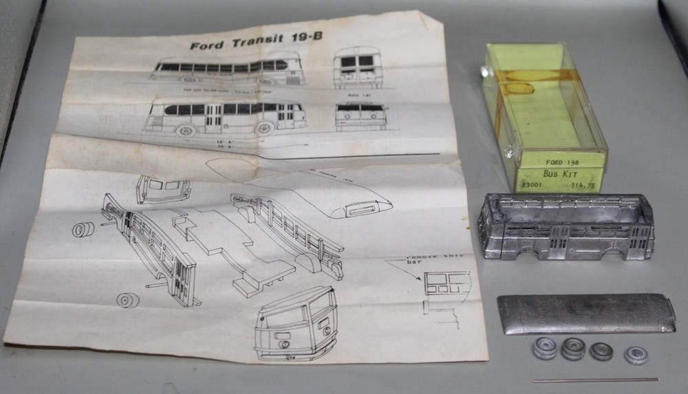 Model Traction Supply Roadway Division Bus Kit #3000 HO 1:87 ACF H-17-S Bus NOS