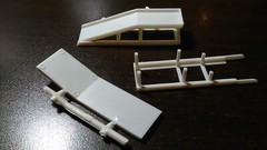 65 1965 Chevelle 1/25 drive on ramps repair shop garage service station diorama