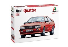 Italeri 1/24 Audi Quattro Japanese bilingual supplementary manual included plast