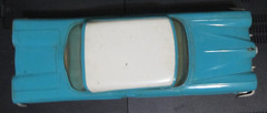 1958 FORD EDSEL 2 Door Hardtop Dealer Promo Model Car Friction Wheels Turquoise
