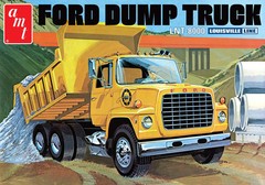 AMT 1526 Ford LNT-8000 Louisville Dump Truck plastic model kit 1/25