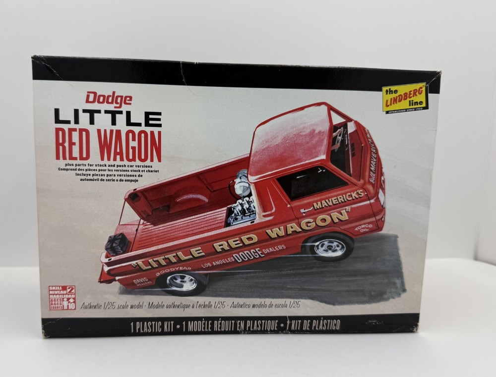 Dodge Little Red Wagon 1:25 Scale Model Kit Lindberg