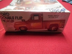 Vintage new in sealed box 1978 issue MPC Ford “Double Flip” pick-up model kit