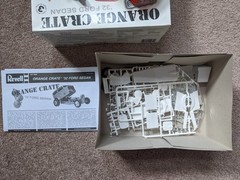 Reissue 2012 Revell Orange Crate ’32 Ford Custom Show Car Hot Rod *Started*