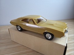 1972 Gran Torino Sport Gold Dealer Promo Car with Original box NOS