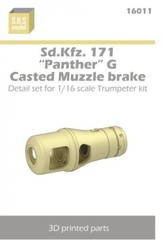 SBS 1/16 SdKfz. 171 Panther G Muzzle Brake (Casted) for Trumpeter kit