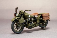 1/35 U.S. Army Motorcycles – Harley-Davidson WL Italeri 322 Plastic Model kit