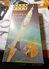 Vintage 1958 Hawk US Army JUPITER C ROCKET Explorer Satellite w BONUS!