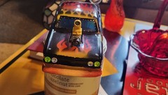 1966 Chevele Custom Hot Rod Model Car with Flame Paint BODY ONLY NICE PAINT