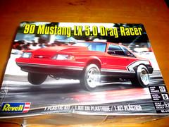 2021 REVELL Model ’90 MUSTANG LX 5.0 DRAG RACER Kit #85-4195