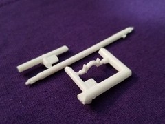 1964 Dodge 330 DRIVESHAFT & LOOP for Lindberg AMT 1:25 Model Kit 64