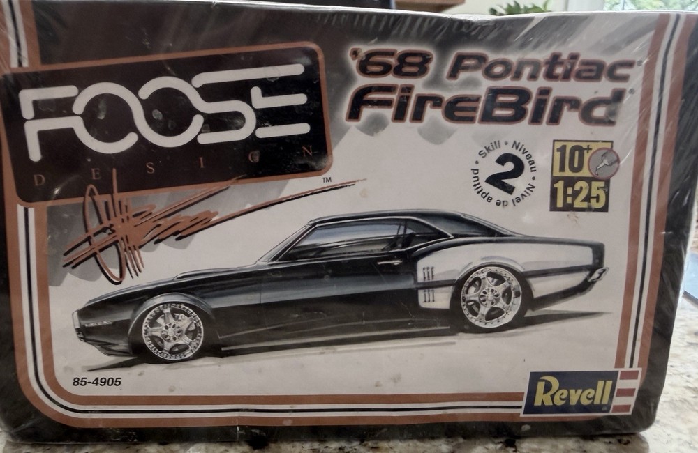 Revell Foose Design 1968 Pontiac Firebird, 1:25 Plastic Model Kit, New Sealed