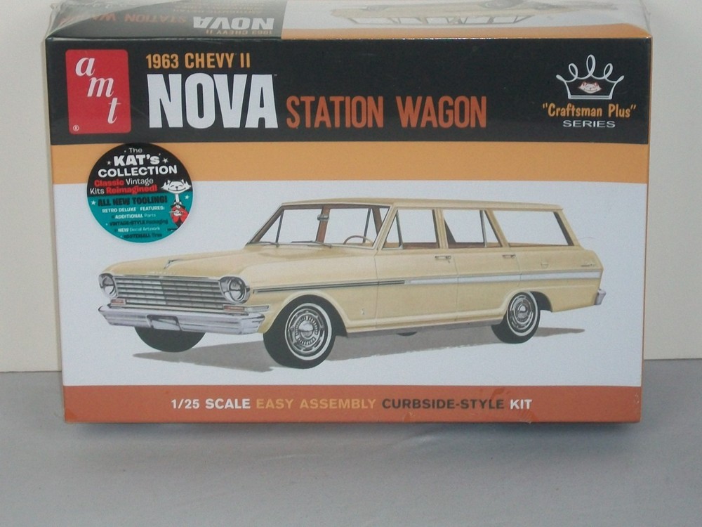 AMT 1/25 Scale 1963Chevy II Nova Station Wagon – Factory Sealed