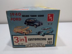 ✨VINTAGE✨ AMT 1939 1940 Ford Coupe Model Kit BOX ONLY 1/25 3in1