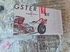 Vintage Fiat Double Dragster AMT ERTL 1:25 Model Kit BluePrinter #8605PO