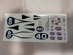 1967 MPC 1/20 Scale Andy Granatelli’s Revolutionary STP Indy Turbine Car #40 NOB