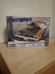 Revell 1970 Dodge Challenger T/A 2in1 1:24 Model Kit Partially Together