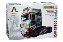 Italeri 3917 1/24 Scale Show Tractor Truck Model Kit DAF XF-105 Smoky Jr.