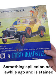 Vintage Hubley Metal Kit 854K-300 for Model A Ford Roadster 100% Complete