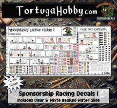 Sponsorship Racing Decals I – Waterslide – Various Scales