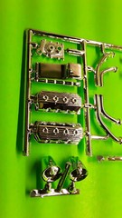 1966 Barracuda Hemi Under Glass 1/25 Funny Drag Car 426 Blower Motor Engine Part