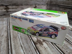 Bburago BP Ford ABU Dhabi Rally Car Diecast Model Kit Mikko Hirvonen 2008