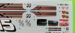63 1963 Chevy Impala SS 409 1/25 AMT Decal Sheet Dash Cluster Emblems Custom Car