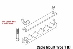 MJ Miniatures MJEZ16001 1/16 WW2 German Cable Mount set