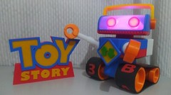 Toy Story Mr. Robot, airplane and tittle set with Lights 3D Print Model