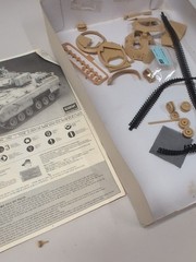 Lot(2) M2 Bradley Tank Kits (Started/Read) Academy Kit 13237 & Tamiya 35132