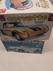 Lot(2) AMT Corvette Kits T310 1953 & T287 1955 Stock Or Custom Kits New Open Box
