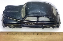 RARE FRICTION 1948 Ford POLICE 100 Sedan Promo MASTER-CASTER 1/25 Black VG-FN