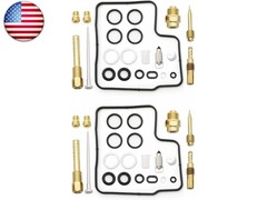 2 Set Carburetor carb Rebuild Repair Kit Compatible with 1996-2007 HONDA