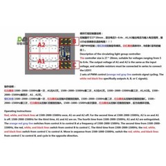LED Light Controller Lights System for 1/14 RC Tractor Car Dumper Truck Models