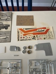 1957 Chevrolet 2 DR Hardtop 3 in 1 T-757-200 Kit Partial build – As Is