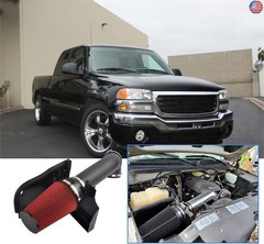 4″ Cold Air Intake System + Heat Shield Compatible with 1999-2006 GMC/Chevy V8