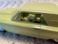 Lot Of 2 Vintage AMT 1/25 Ford Thunderbird Promo Car Models 1962 & 64 Coupes