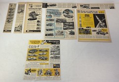1960s MONOGRAM model/hobby kit ad lot/collection ~ lot of 37 ads