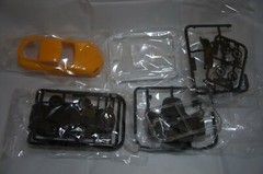 Aoshima The Snap Kit Toyota GR Supra A90 Plastic Model Kit 1/32 Yellow