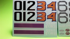 65 1965 Ford Fairlane 500 Modified Stocker 1/25 Waterslide Decal Sheet Slot Car