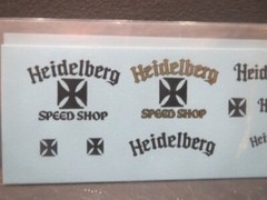 Heidelberg Speed Shop 1/25 Decal from Fremont Racing Specialties