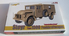 1/72 Scale WWII German Steyr Military Multi-Use 1500 Truck, Model Kit