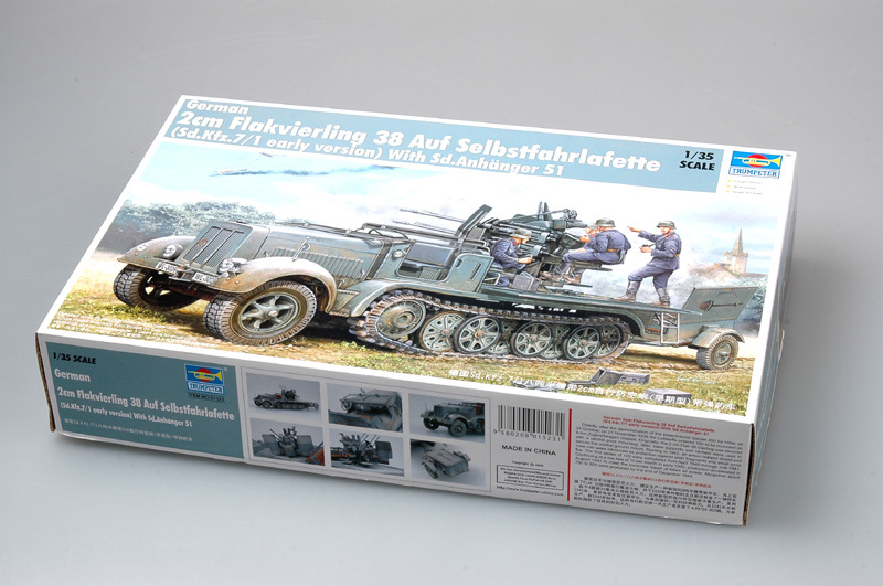 Trumpeter 1/35 01523 Flakvierling 38 Sd.Kfz.7/1 Early Version