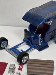 Vintage Monogram Paddy Wagon Police Hot Rod Partially Built Model Kit